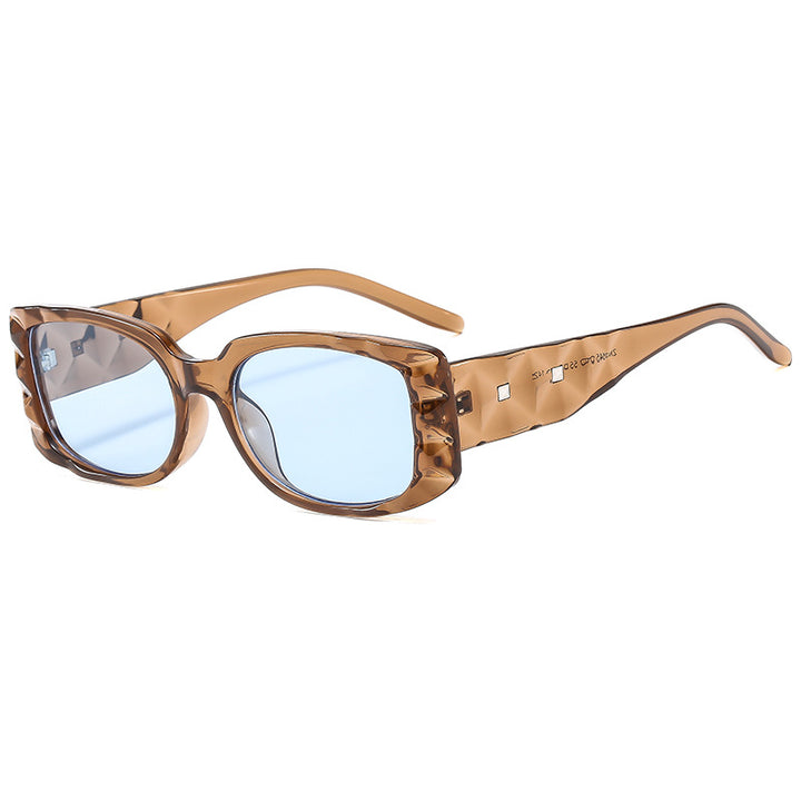 Damen Designer Sonnenbrille mit einzigartigem Rahmen und UV-Schutz Karnz