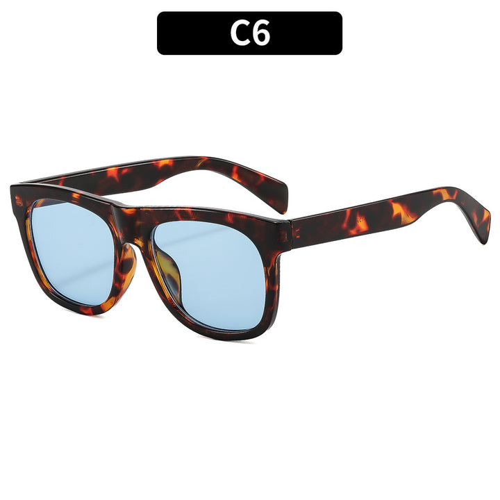 Stylishe Rechte Rahmen Sonnenbrille