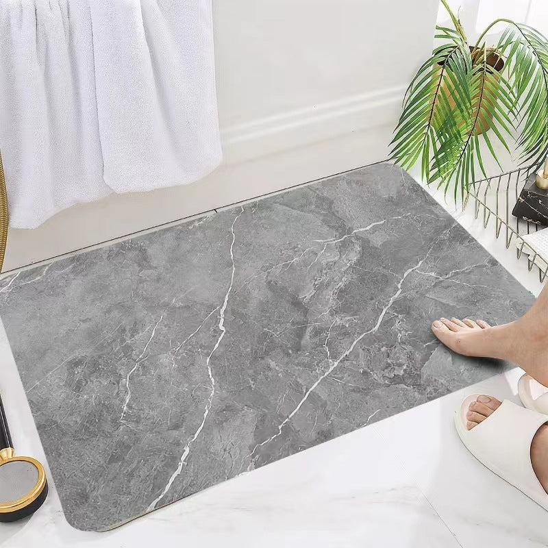 Luxuriöse weiche Marmor-Badmatte