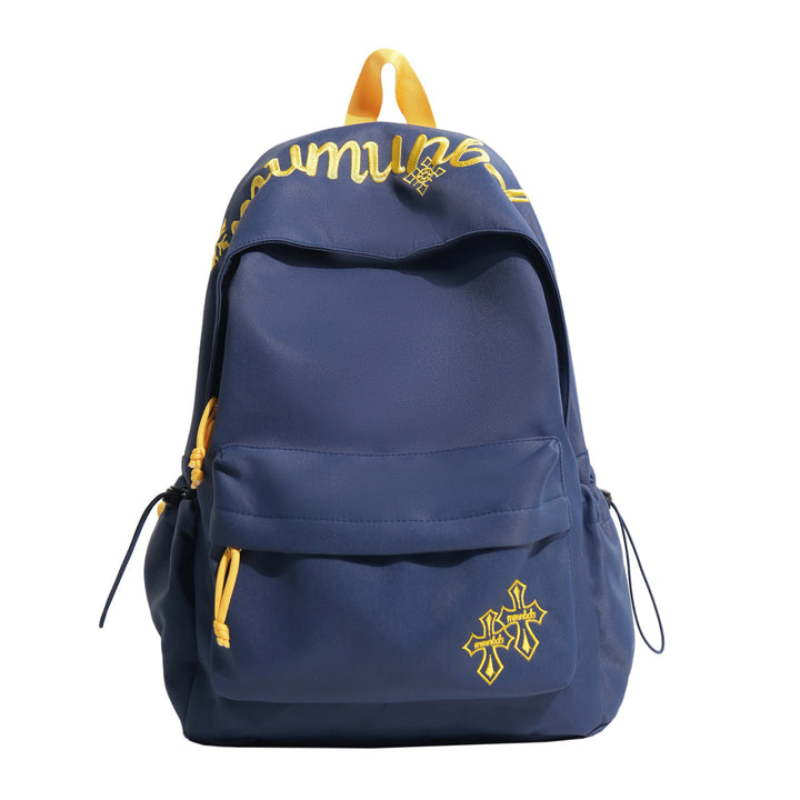 Lässiger bestickter Kordelzug-Rucksack Karnz