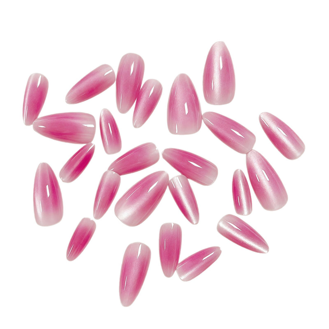 Glänzendes Ombre Stiletto Press-On Nägel Set Karnz