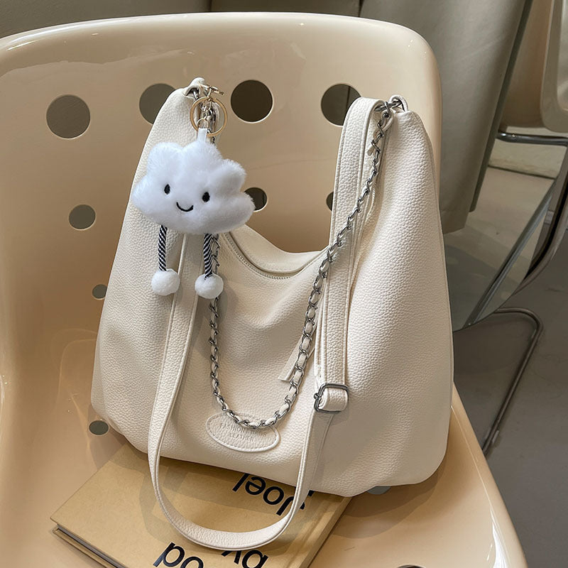 Weiche Leder Schlabberige Schultertasche