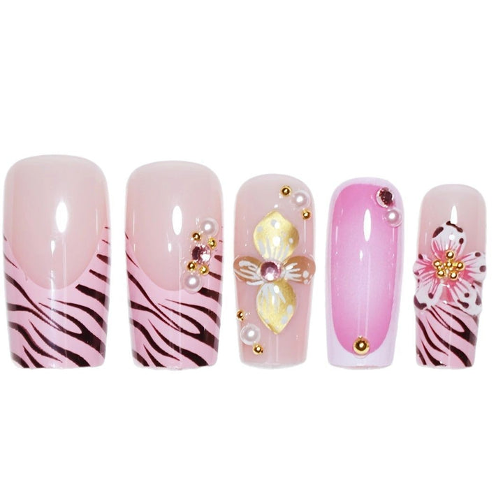 Floral Design Acryl Nagelkunst Karnz