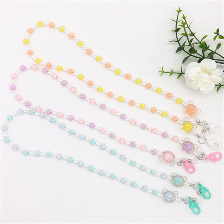 Bunte Perlenbrillenkette Karnz