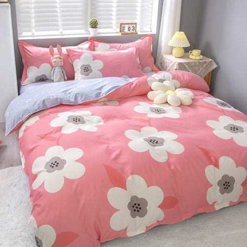 Blumenmuster Komforter Set