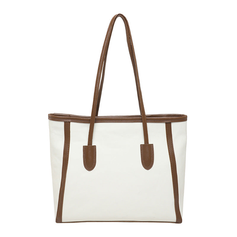 Klassische strukturelle Canvas-Tote-Tasche