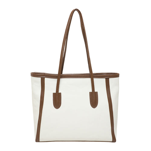 Klassische strukturelle Canvas-Tote-Tasche