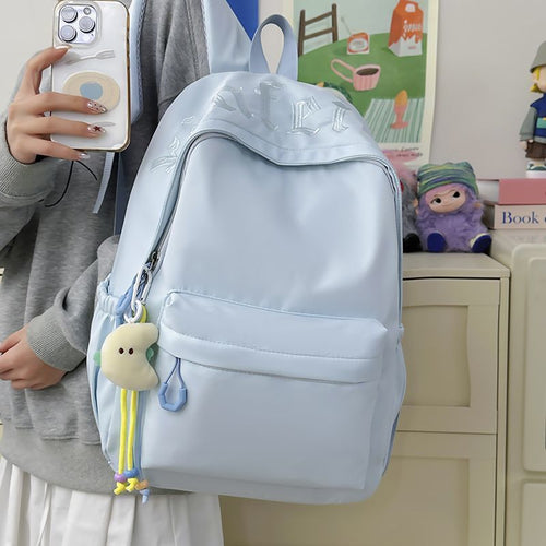 Modischer Rucksack mit Abnehmbaren Charms Karnz
