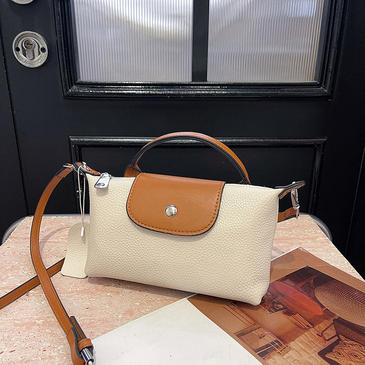 Chic Texturierte Mini-Handtasche Karnz