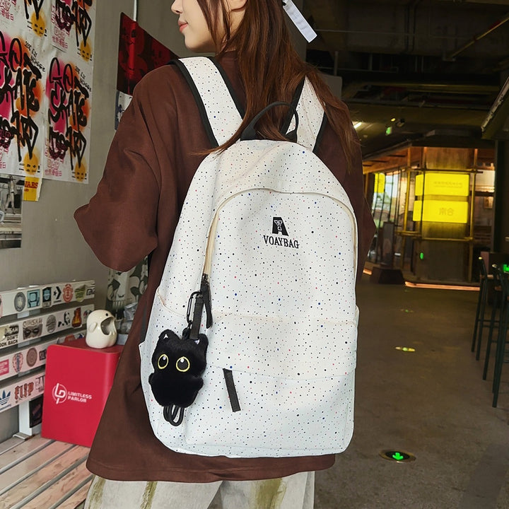 Trendiger gesprenkelter Druck Rucksack Karnz