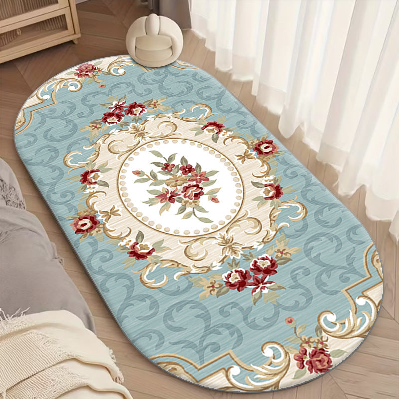 Elegante Vintage Blumen Area Rug