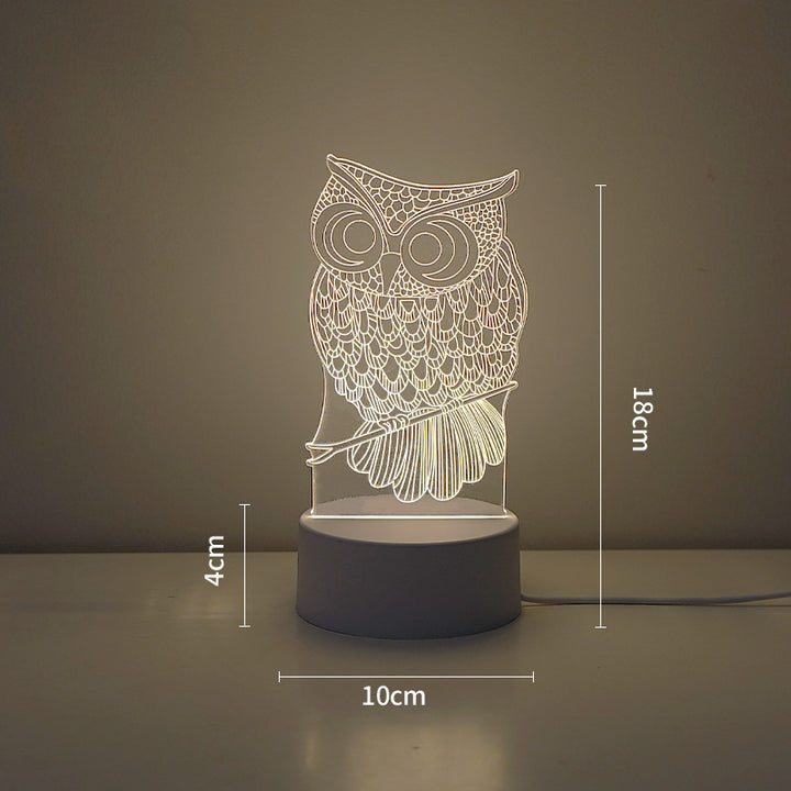 LED Tiger Figur Dekorative Lampe