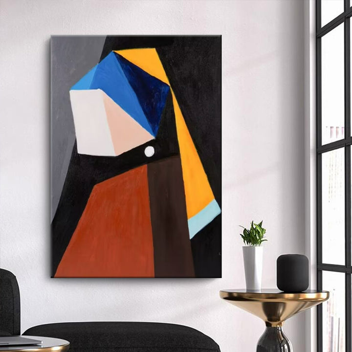Geometrische abstrakte Leinwandkunst