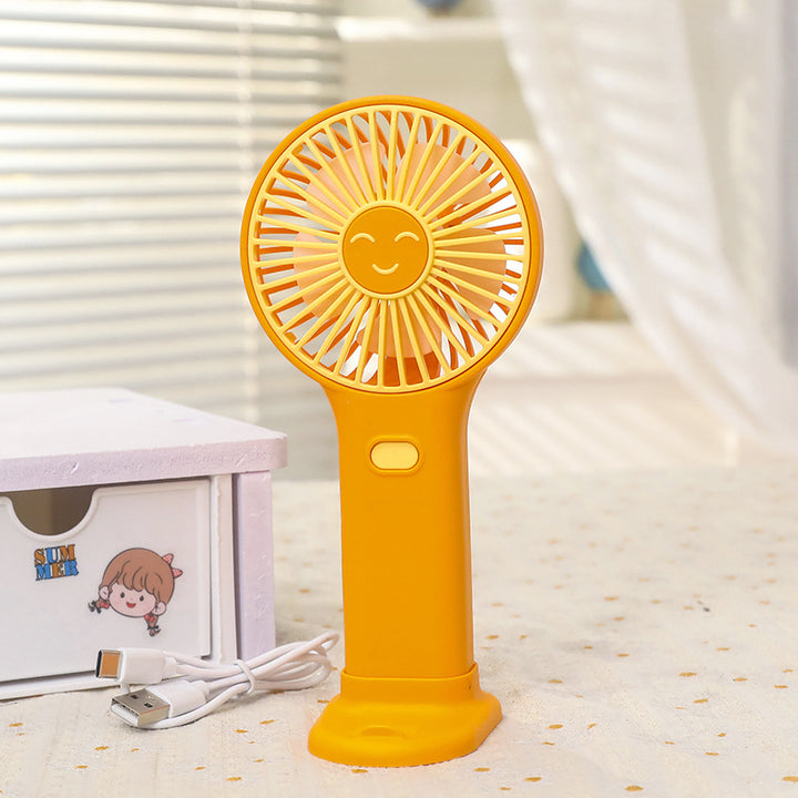 Damen Tragbarer Handventilator mit ergonomischer Form und USB-Ladefunktion Karnz