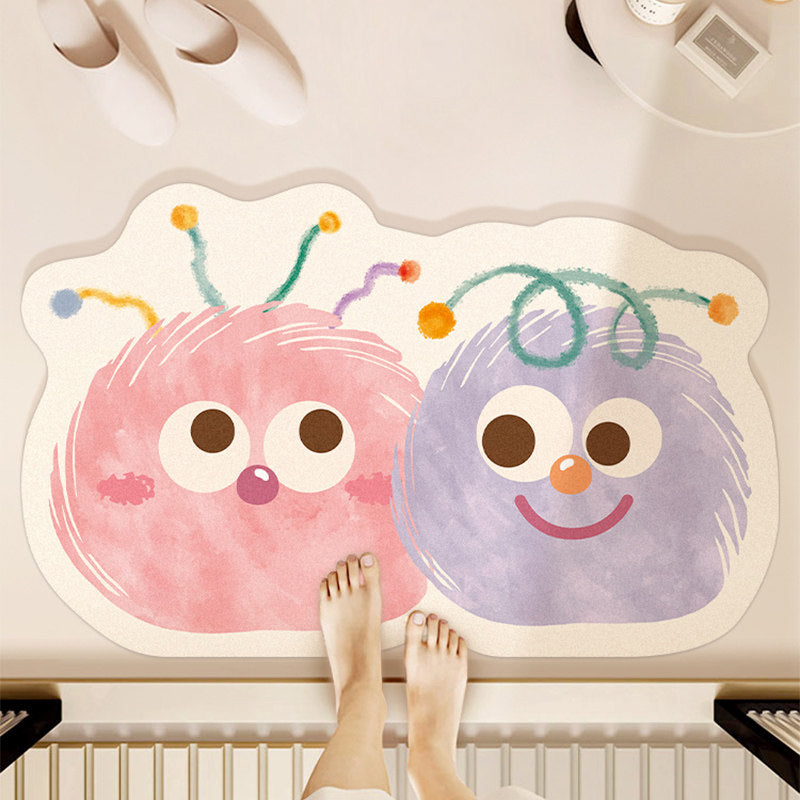 Verspielt Cartoon Blob Badevorleger