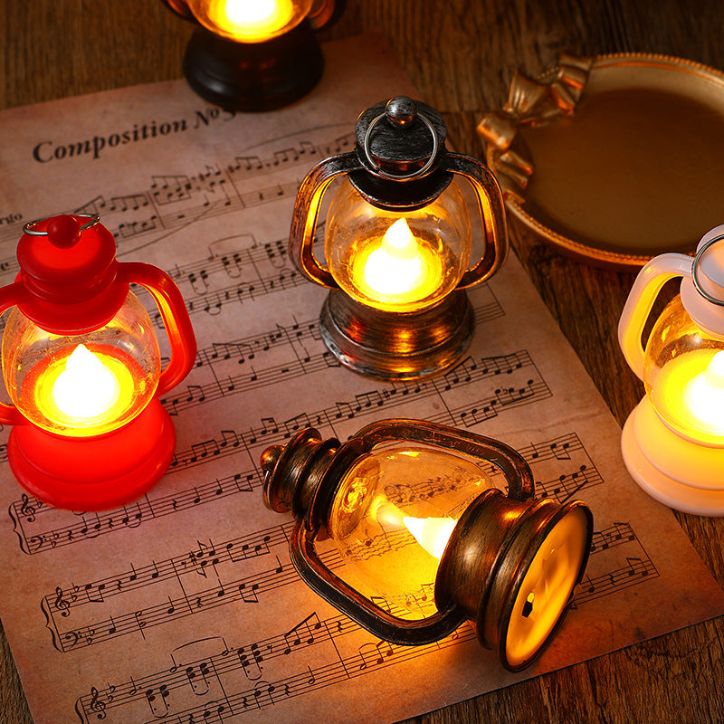 Nostalgische Laterne mit LED-Beleuchtung Karnz
