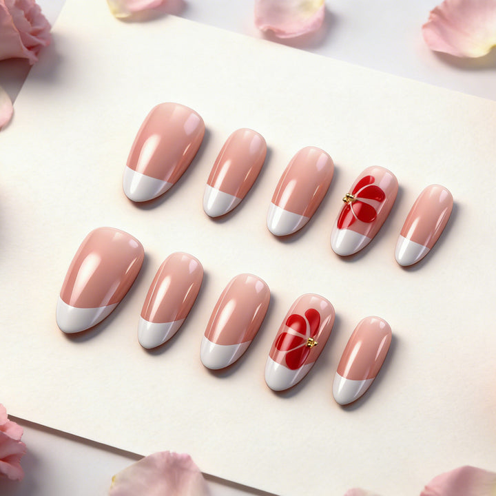 Künstlerisches Floral Nageltip Set
