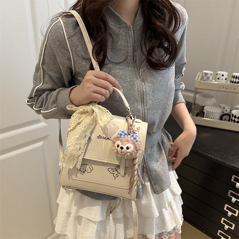 Verspielter Bogen-Detail Mini-Rucksack Karnz