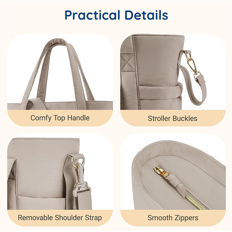 Elegante Gesteppten Tragetasche Karnz