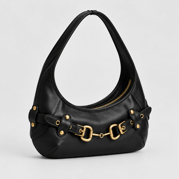 Elegante Wildleder Hobo Tasche