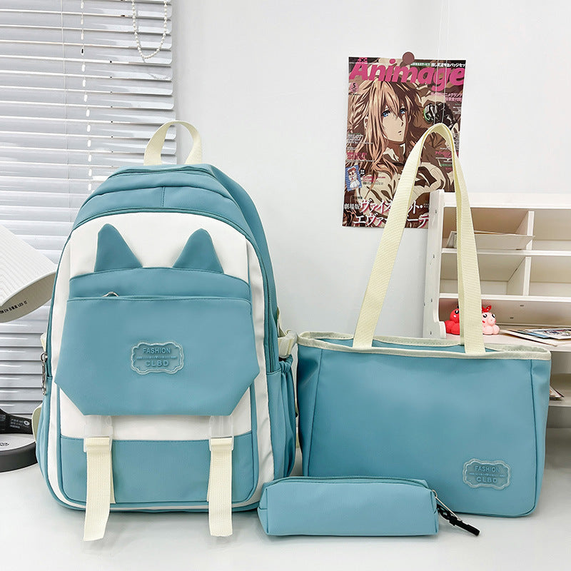 Verspielt Katzenohren Rucksack Set