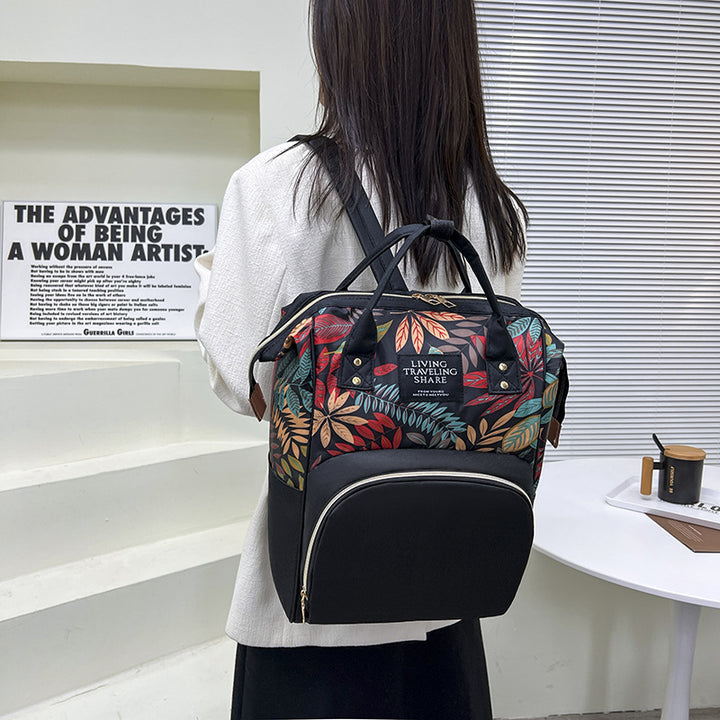 Blumendruck Multi-Funktions-Rucksack Karnz