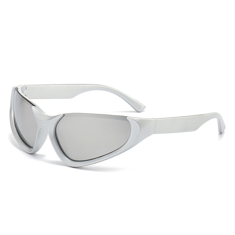 Damen sportive Sonnenbrille mit aerodynamischem Design Karnz