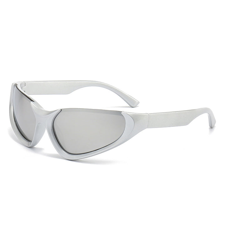 Damen sportive Sonnenbrille mit aerodynamischem Design Karnz