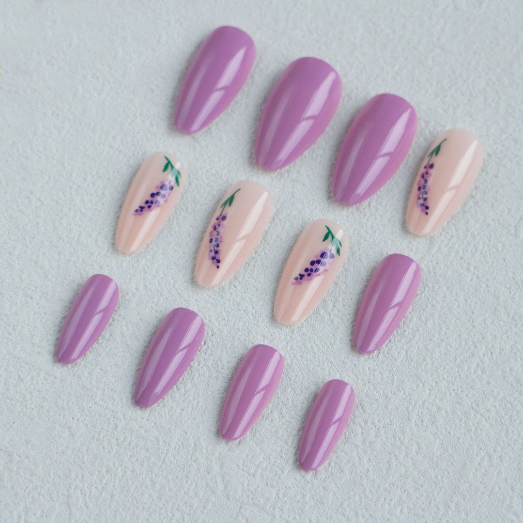 Floral Art Acryl Nagelset