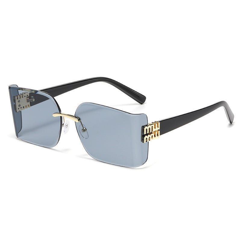 Elegante Übergroße Quadratische Sonnenbrille