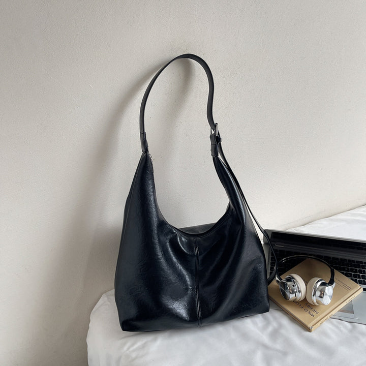 Premium Leder Slouchy Handtasche Karnz
