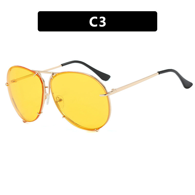 Damen Flug-Sonnenbrille mit stylischem Metallrahmen und UV-Schutz Karnz
