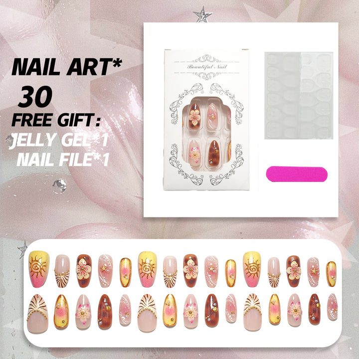 Künstlerisches Nagelkunst-Set mit Zubehör