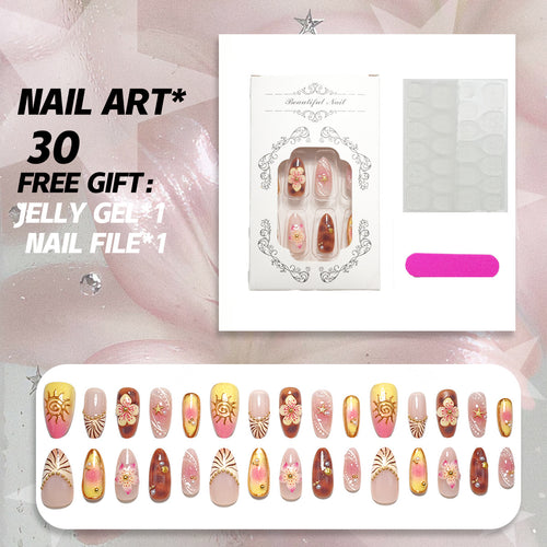 Künstlerisches Nagelkunst-Set mit Zubehör
