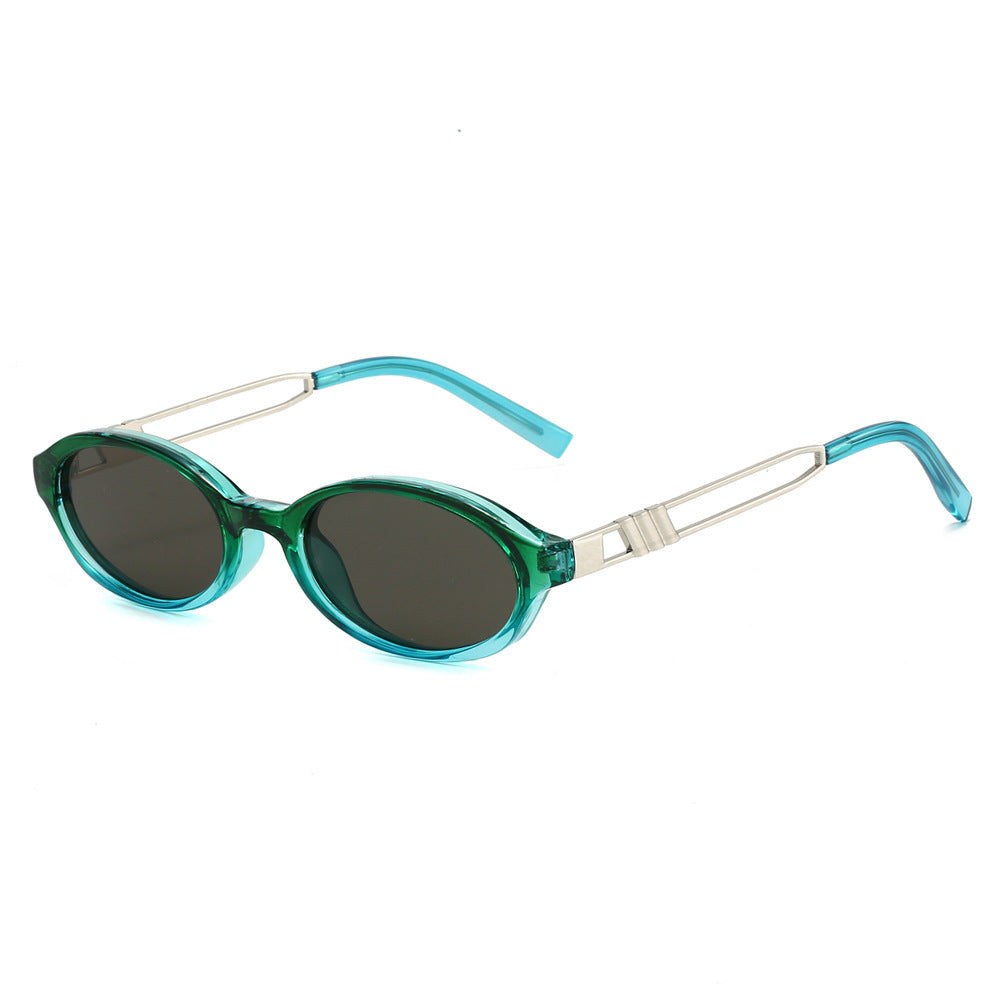 Chic Ovalrahmen Sonnenbrille Karnz
