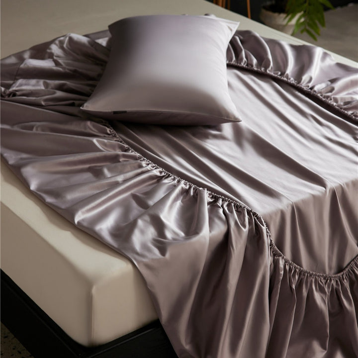 Tief-Taschen Seiden-Feel Elastische Spannbettlaken mit Sicherem Griff