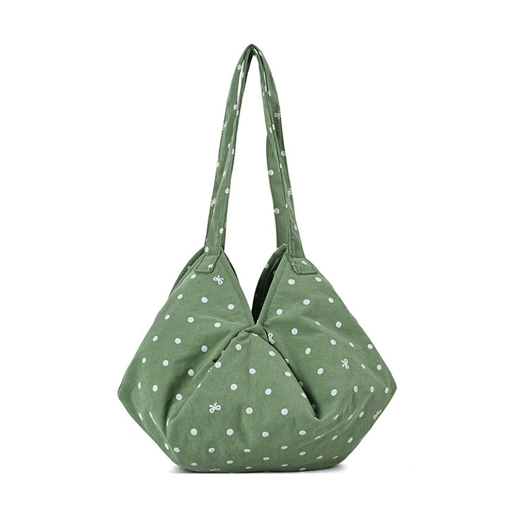 Moderne gepunktete Schultertasche