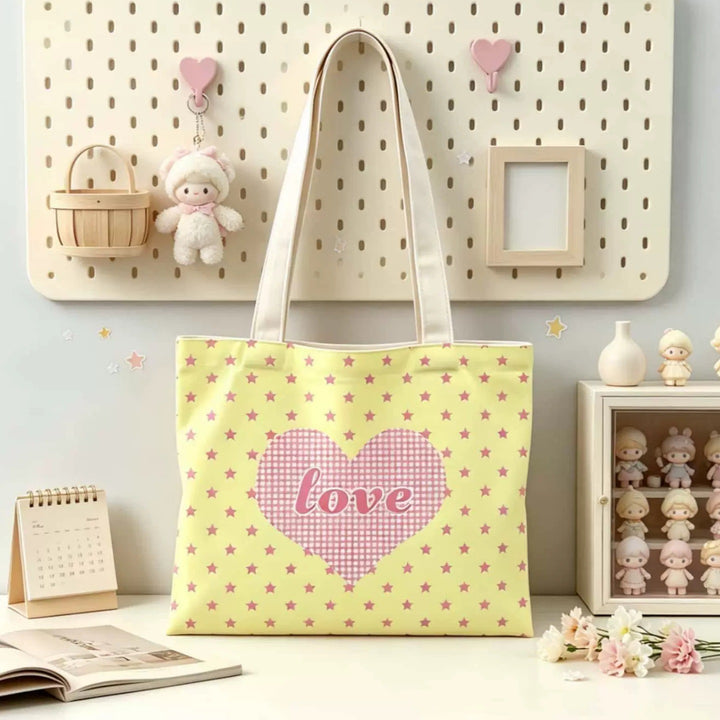 Canvas Tote Bag mit lustigem Grafikdesign
