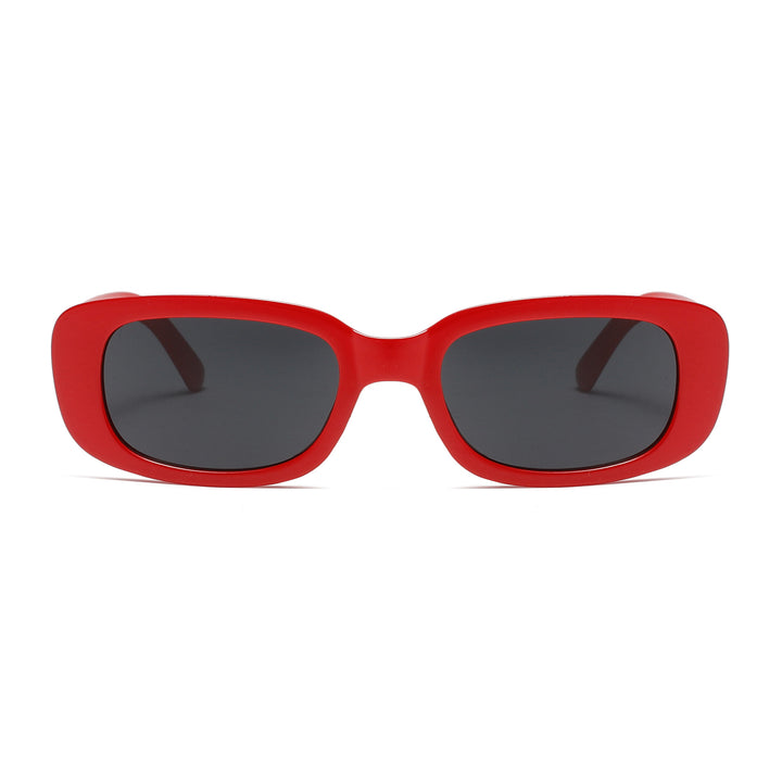 Damen Stylische Rechteck-Sonnenbrille Karnz