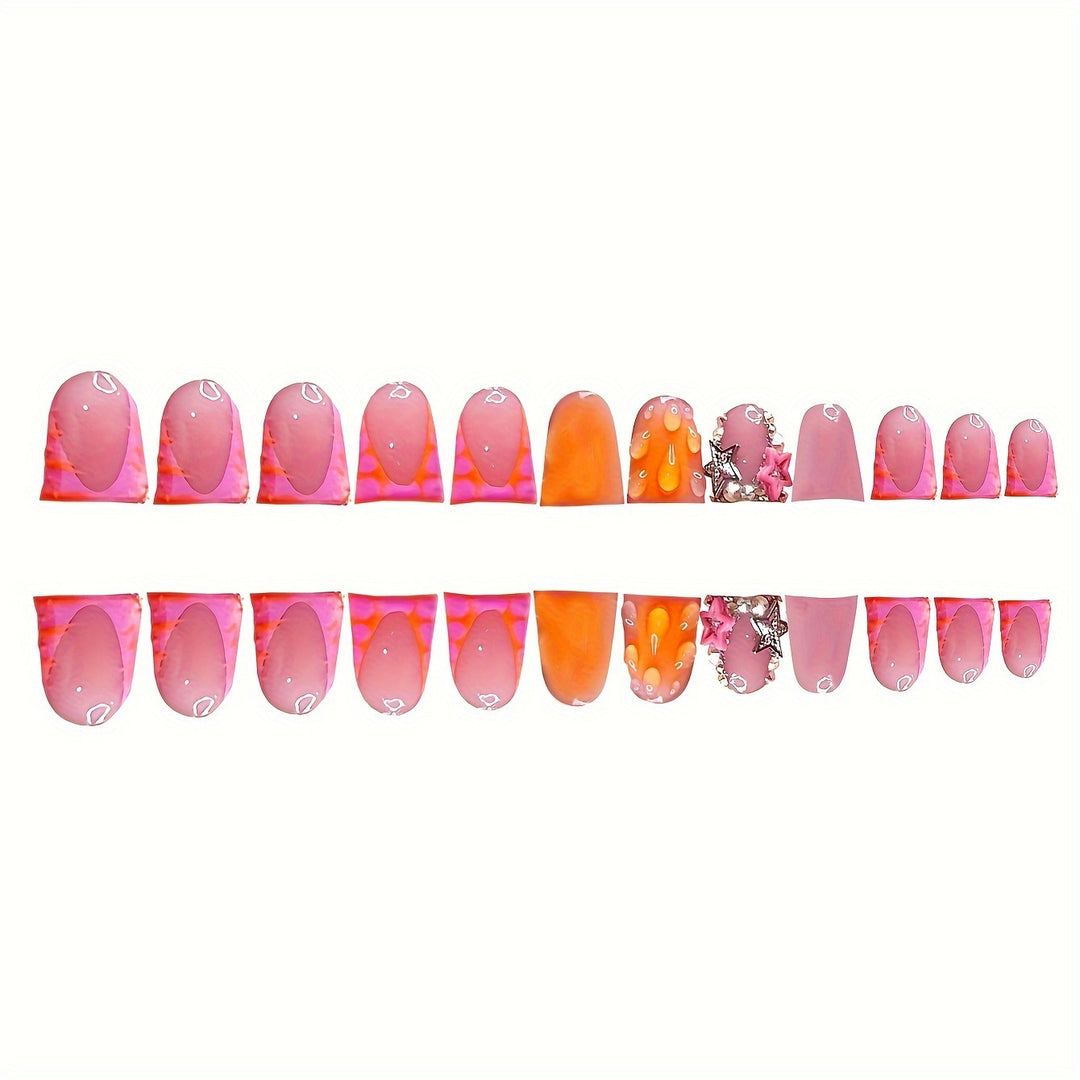 Künstlerisches Gel-Nagelkunst Karnz
