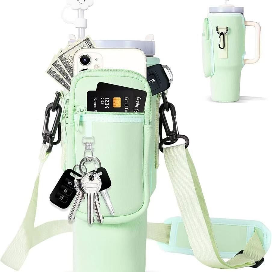 Damen Multifunktionale Kaffeebecher-Umhängetasche Karnz