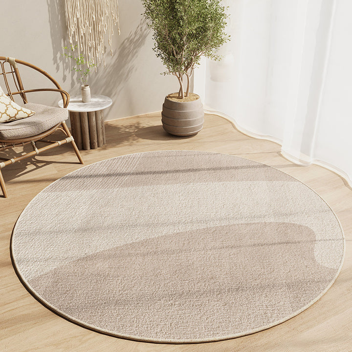 Eleganter runder Teppich