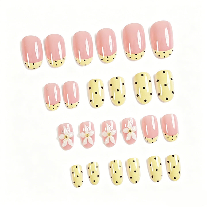 Künstlerisches Press-On-Nagelset
