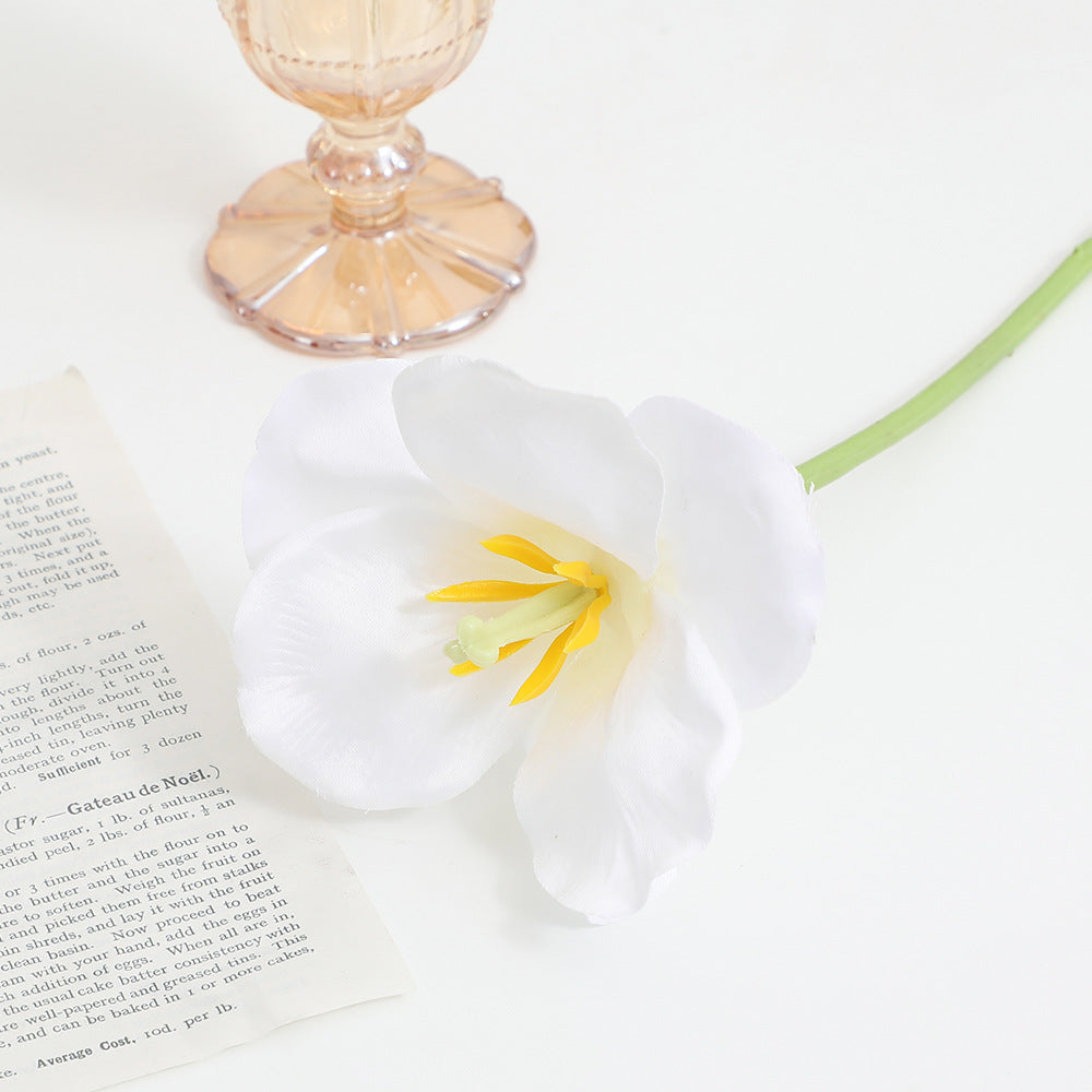 Künstlicher Orchideenblütenzweig mit detailreichen Blüten Karnz