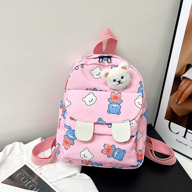 Niedlicher Plüschbär-Mini-Rucksack Karnz