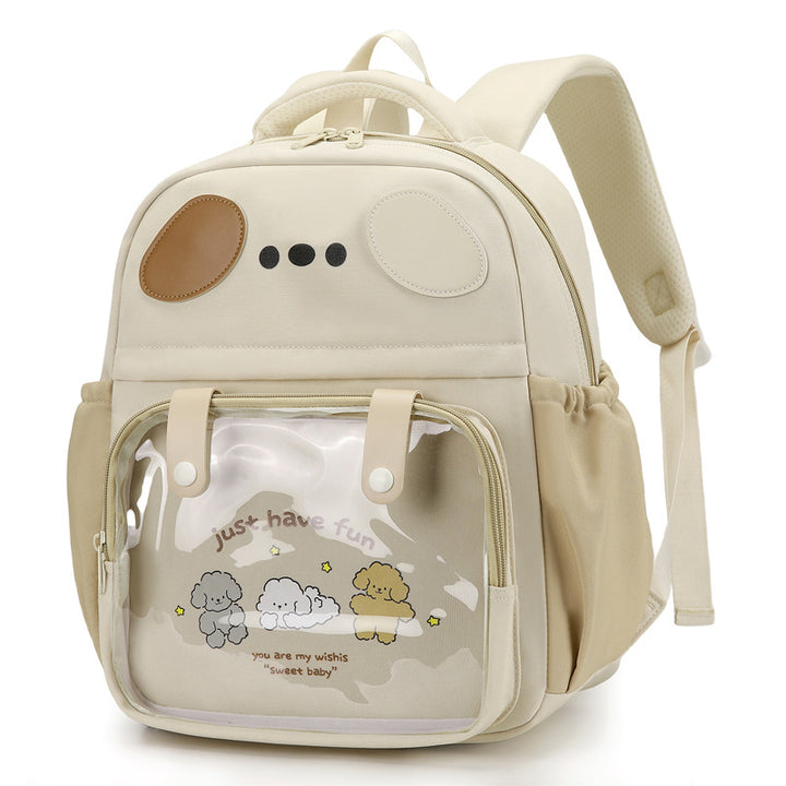 Rucksack mit Transparentem Fach und Verspieltem Design Karnz