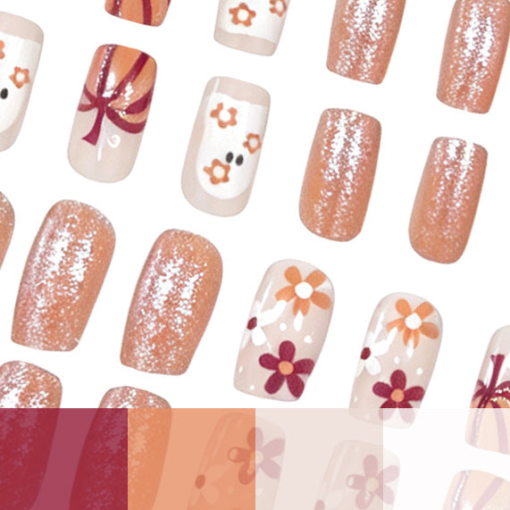 Festliches herbstliches Nagelkunst-Set Karnz