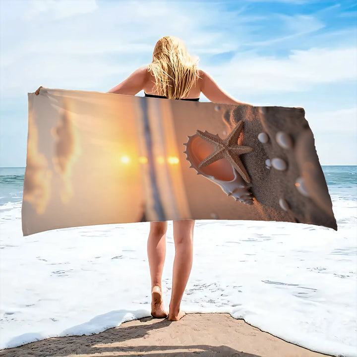 Luxuriöses Übergroßes Strandtuch Karnz