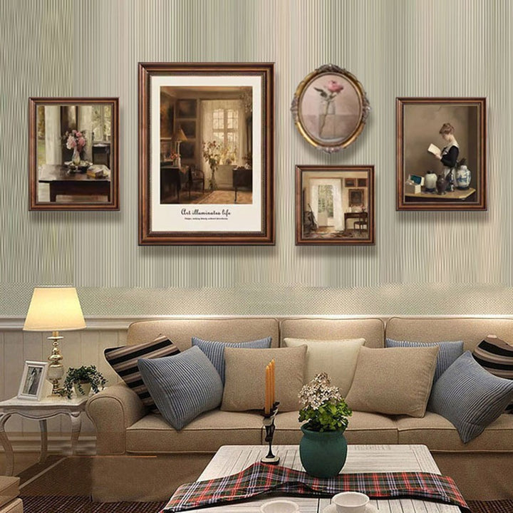 Dekorative Vintage Wandkunst Kollektion