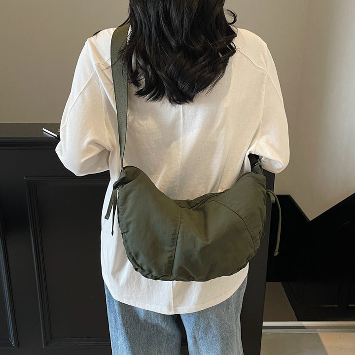 Lässige weiche Stoff Hobo Tasche Karnz